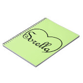 Sorella Italy Sister hart Notitieboek (Linkerzijde)