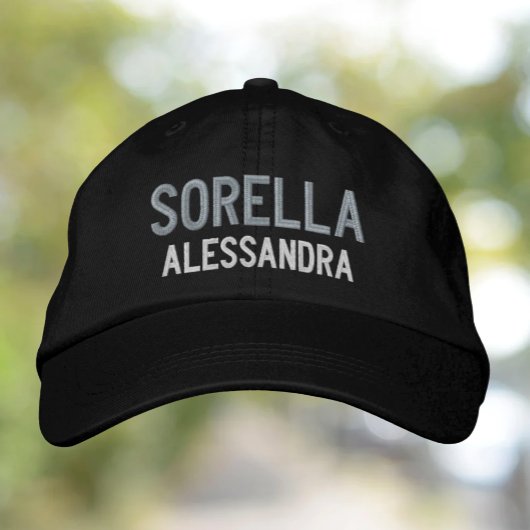 Sorella (SISTER) gepersonaliseerd geborduurd Pet v