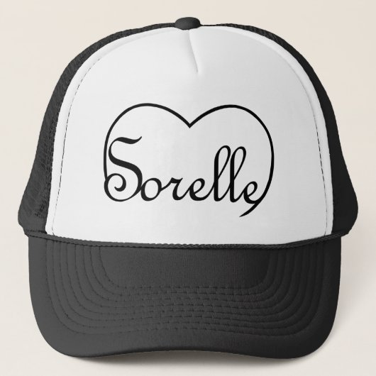 Sorelle Italy Sisters hart Trucker Pet (Voorkant)