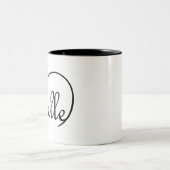 Sorelle Italy Sisters hart Tweekleurige Koffiemok (Center)