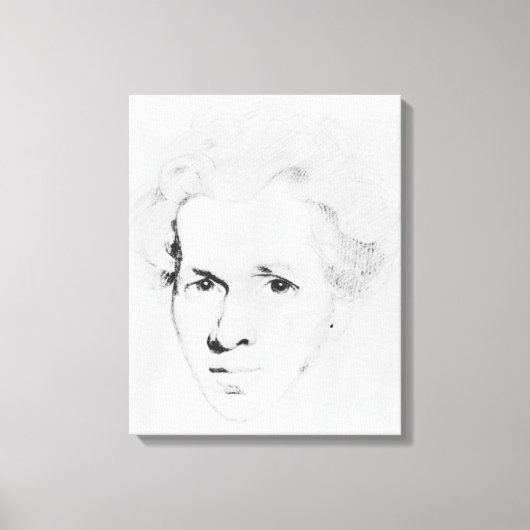Soren Aabye Kierkegaard Canvas Afdruk (Voorkant)