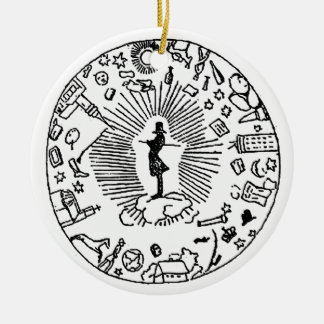 "SOREN KIEKEGAARD: DE COSAIR AFFAIR" KERAMISCH ORNAMENT