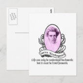 Søren Kierkegaard Briefkaart (Voorkant / Achterkant)