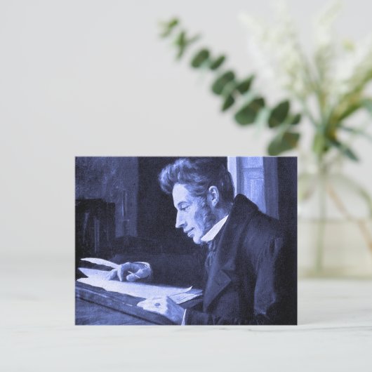 "SOREN KIERKEGAARD" BRIEFKAART (Staand voorkant)
