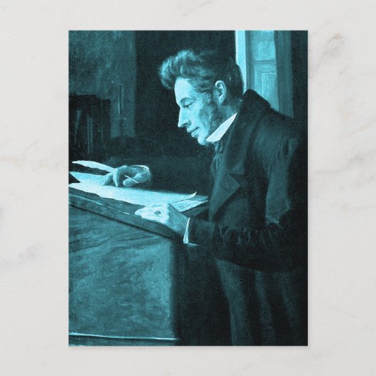 "SOREN KIERKEGAARD" BRIEFKAART (Voorkant)