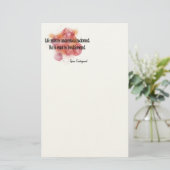 Soren Kierkegaard Briefpapier (Staand voorkant)