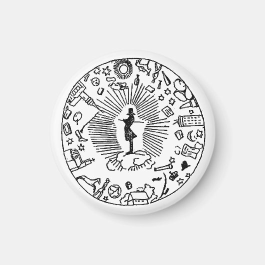 "SOREN KIERKEGAARD EN DE CORSAIR AFFAIR" MAGNEET (Voorkant)