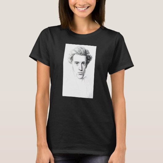 Soren Kierkegaard Existing Philosophy Philosoph T-shirt (Voorkant)