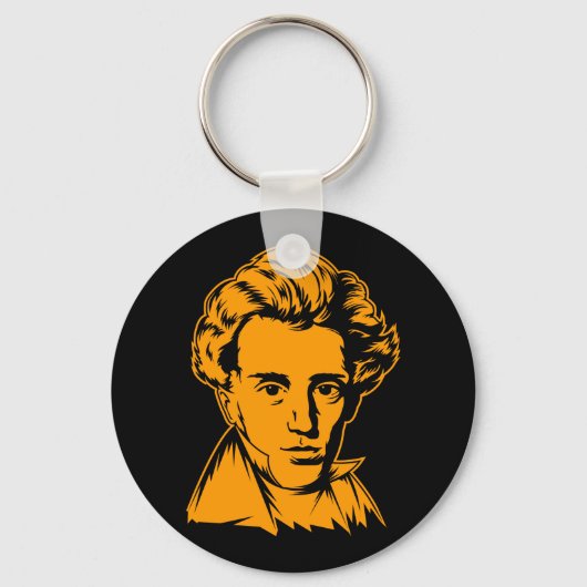 Soren Kierkegaard filosofie van existentialistisch Sleutelhanger (Voorkant)