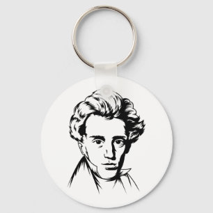 Soren Kierkegaard filosofie van existentialistisch Sleutelhanger