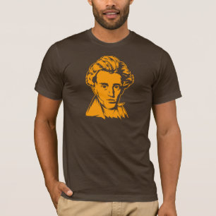 Soren Kierkegaard filosofie van existentialistisch T-shirt