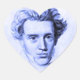 SOREN KIERKEGAARD HART STICKER