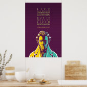 Søren Kierkegaard Inspirerend Quote: Life Poster (Keuken)