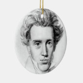 "SOREN KIERKEGAARD" KERAMISCH ORNAMENT (Rechts)