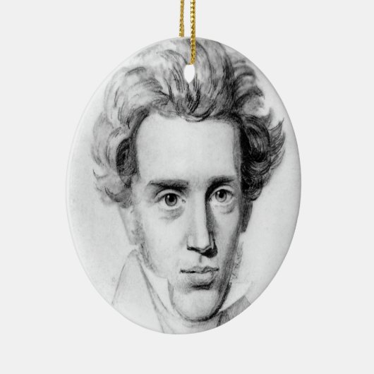 "SOREN KIERKEGAARD" KERAMISCH ORNAMENT (Rechts)