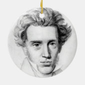 "SOREN KIERKEGAARD" KERAMISCH ORNAMENT (Achterkant)