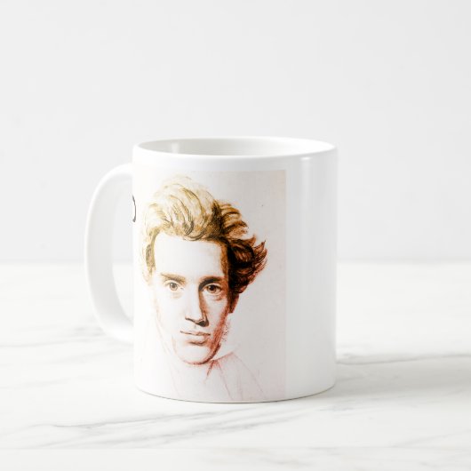 Søren Kierkegaard Koffiemok (Voorkant links)