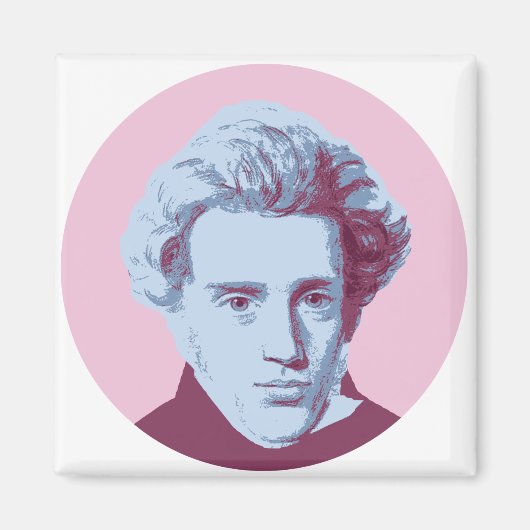 Soren Kierkegaard Magneet (Voorkant)