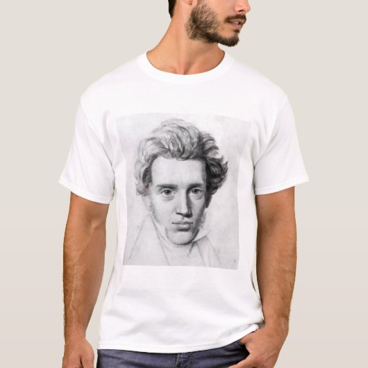 Soren Kierkegaard Portrait T-shirt (Voorkant)