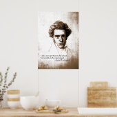 Soren Kierkegaard Poster (Keuken)