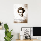 Soren Kierkegaard Poster (Thuiskantoor)