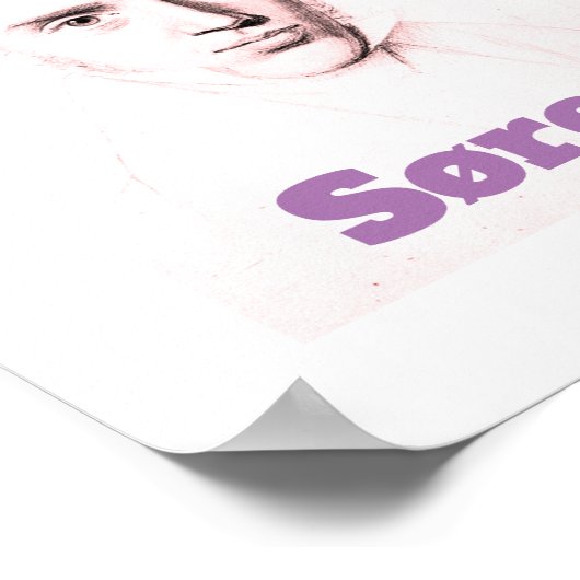 Søren Kierkegaard Poster (Hoek)