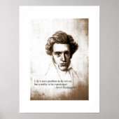Søren Kierkegaard - Poster - Filosofie (Voorkant)