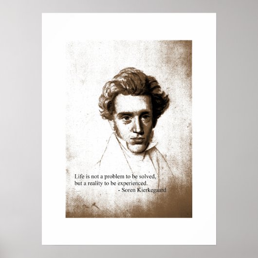Søren Kierkegaard - Poster - Filosofie (Voorkant)