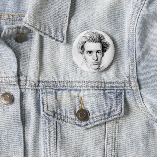 "SOREN KIERKEGAARD" RONDE BUTTON 5,7 CM (In situ)