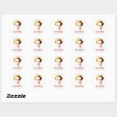 Søren Kierkegaard Ronde Sticker (Vel)
