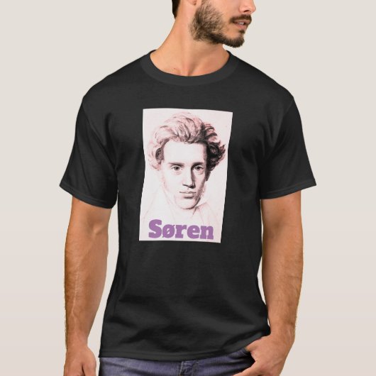 Søren Kierkegaard T-shirt (Voorkant)