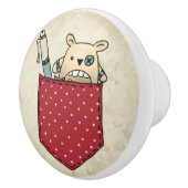Sorgenfressertasche Keramische Knop (Rechts)