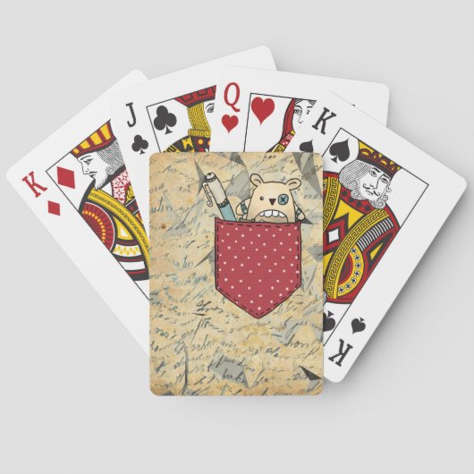 Sorgenfressertasche Pokerkaarten (Achterkant)
