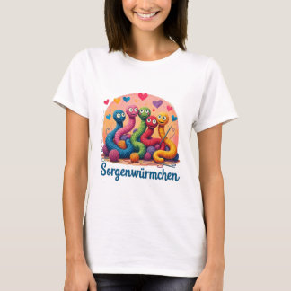 Sorgenwürmchen - wormen t-shirt