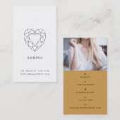 Sørina Jewelry Logo Gold Visitekaartje (Voorkant / Achterkant)