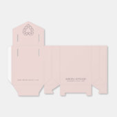 Sørina Sieraden Logo Roos Kwarts Cadeauverpakking Bedankdoosjes (Uitgevouwen)