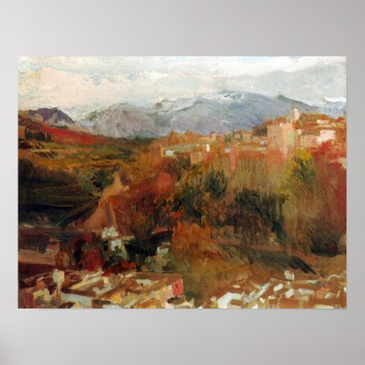 Sorolla - Alhambra Poster (Voorkant)
