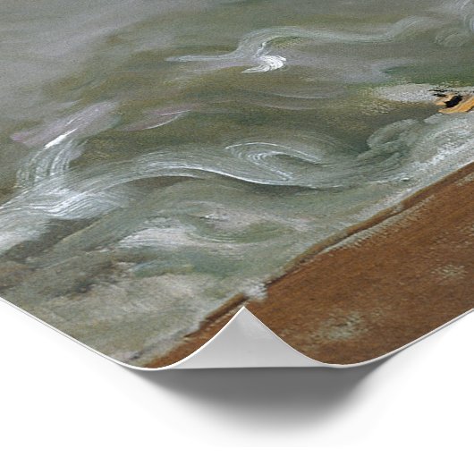 Sorolla - Breakwater, San Sebastian Poster (Hoek)