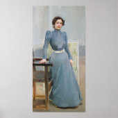 Sorolla - Clotilde In A Grey Dress Poster (Voorkant)