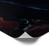 Sorolla - Clotilde in de avond Poster (Hoek)