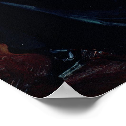 Sorolla - Clotilde in de avond Poster (Hoek)