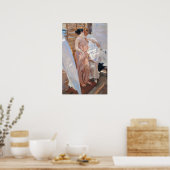 Sorolla - De Roze Jurk Na Het Bad Poster (Keuken)