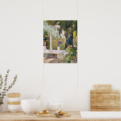 Sorolla - de tuinen in het familiehuis poster (Keuken)