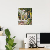 Sorolla - de tuinen in het familiehuis poster (Thuiskantoor)