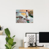 Sorolla - Elena bij Cala De San Vicente Poster (Thuiskantoor)