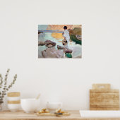 Sorolla - Elena bij Cala De San Vicente Poster (Keuken)