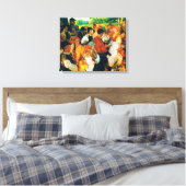 Sorolla - Fiesta Gallega Canvas Afdruk (Insitu (Slaapkamer))