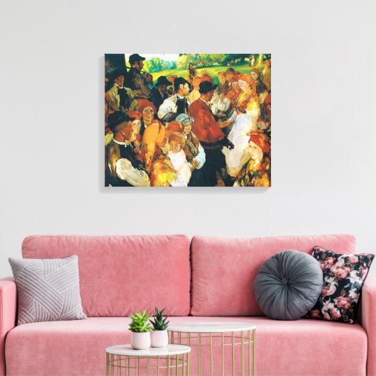 Sorolla - Fiesta Gallega Canvas Afdruk (Insitu (Woonkamer))