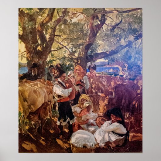 Sorolla - Galicië, de bedevaart Poster (Voorkant)