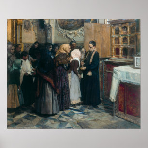 Sorolla - Het kreupeltje kussen Poster